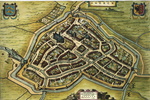 Kaart Sneek 1652